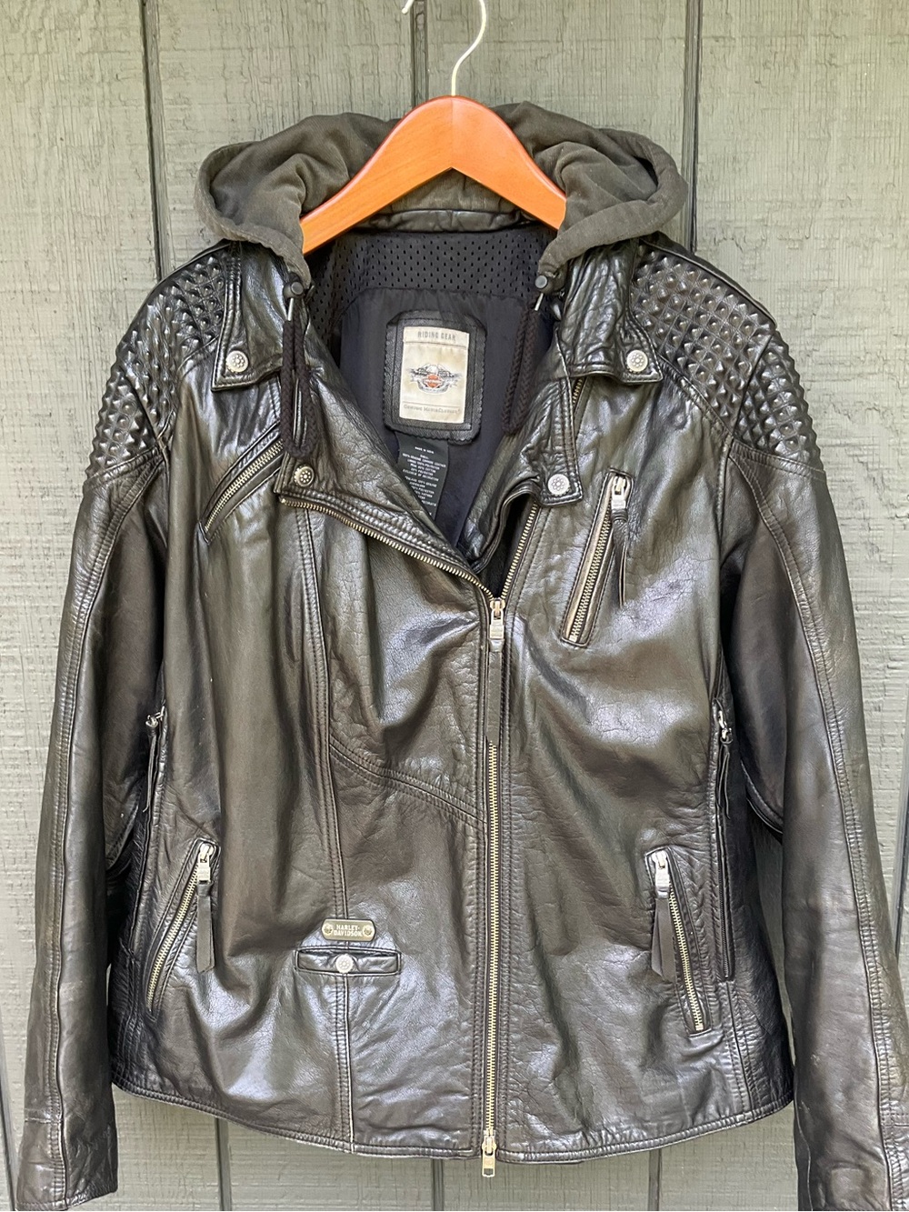 $465 HARLEY DAVIDSON 🔥 Leather Jacket Women’s 3W